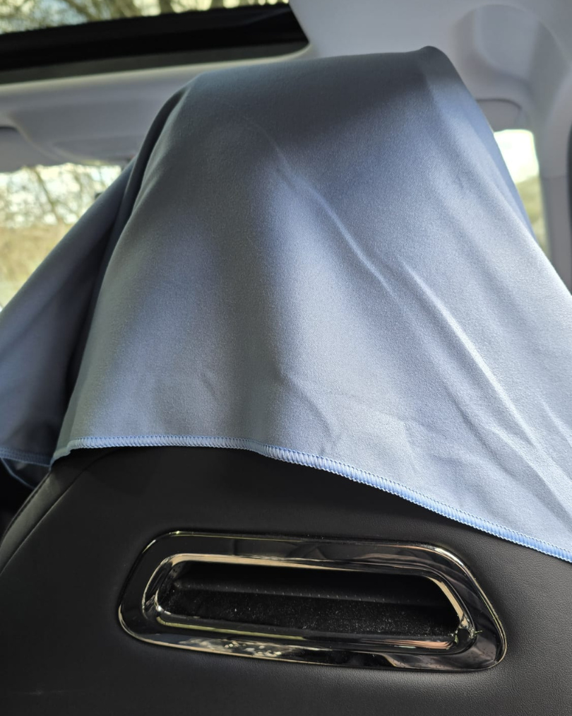 BumDry Car Seat Towel Cover - Blue