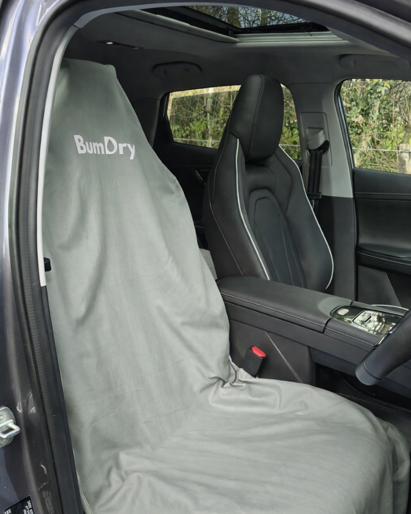 BumDry Car Seat Towel Cover - Green